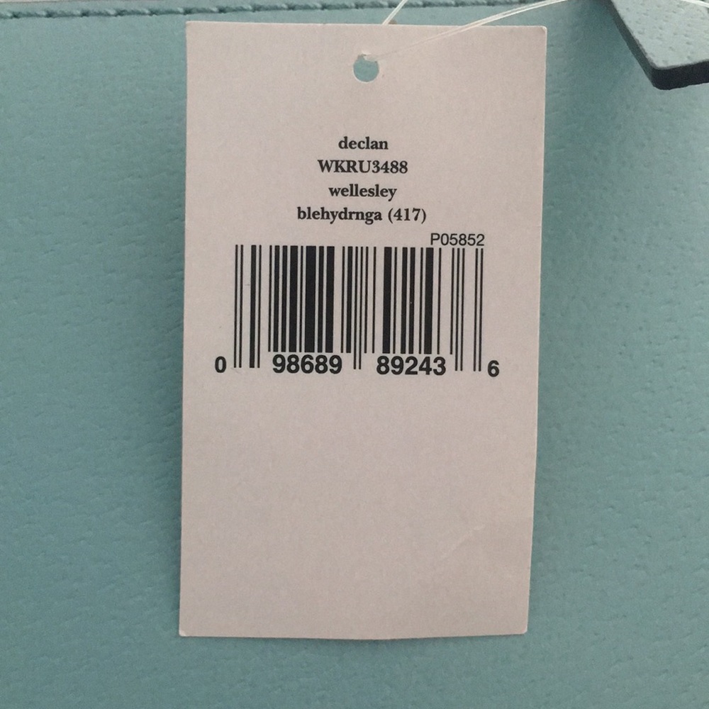 Blue Kate Spade Wellesley Declan purse - Picture 3 of 4